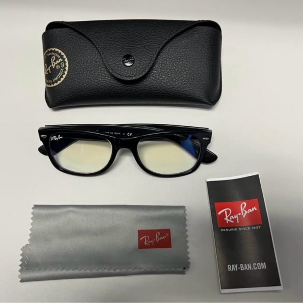 Ray-Ban Blue Light Eyeglasses with Accessories